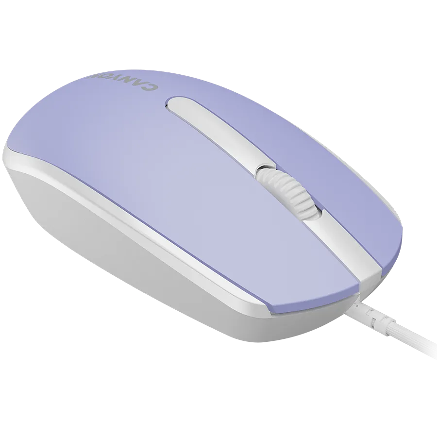 Мишка за компютър CANYON mouse M-10 Wired Lavender - Image 63