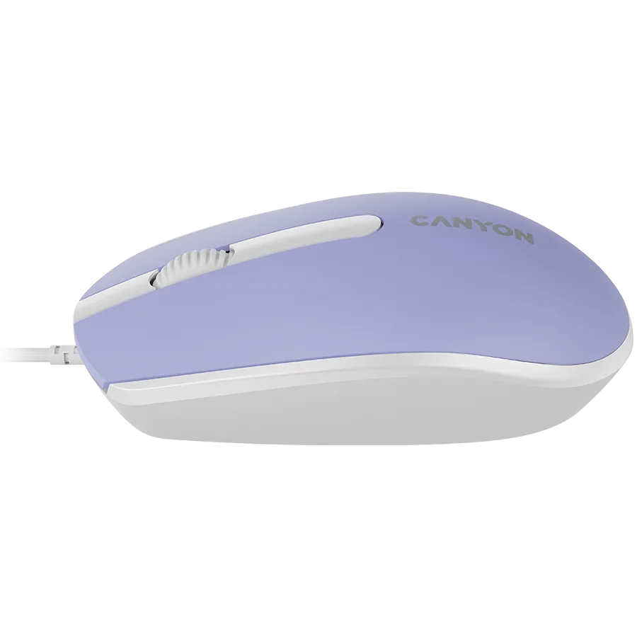 Мишка за компютър CANYON mouse M-10 Wired Lavender - Image 60