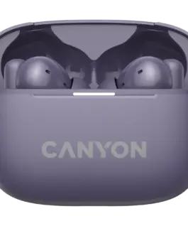 Bluetooth слушалки CANYON headset OnGo TWS-10 ANC+ENC Purple