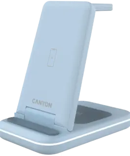Зарядно за мобилен телефон CANYON wireless charger WS-304 15W 3in1