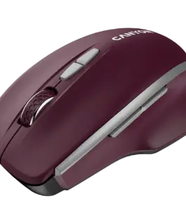 Безжична мишка CANYON mouse MW-21 BlueLED 7buttons Wireless Burgundy