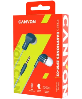 Слушалки CANYON Stereo Earphones with inline microphone
