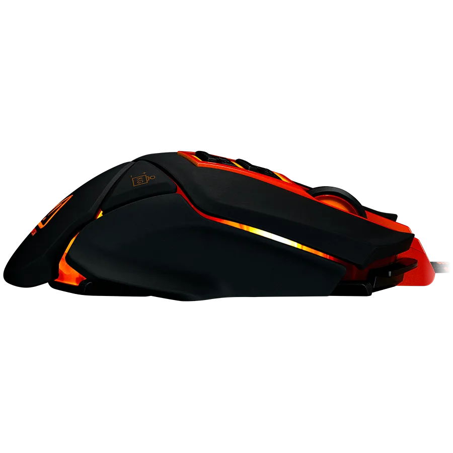 Геймърска мишка CANYON Optical gaming mouse, adjustable DPI setting 800/1000/1200/1600/2400/3200/4800/6400, LED backlight, moveable weight slot and retractable top cover for comfortable usage - Image 4