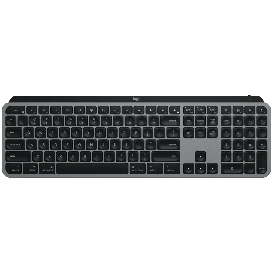 Клавиатура LOGITECH MX Keys S for Mac - SPACE GREY - US INTL - BT - EMEA28-935