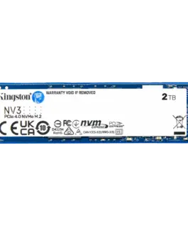 SSD диск Kingston 2TB NV3 SSD M.2 2280 PCIe 4.0 NVMe Read: 6000/ Write: 5000MB/s