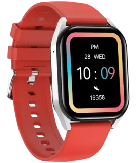 Смарт часовник CANYON smart watch Chatter SW-58 BT-CALL Silver Red