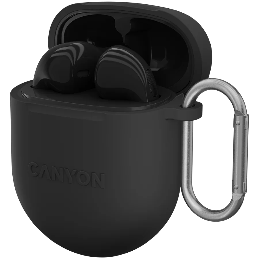 Bluetooth слушалки CANYON headset TWS-6 Black - Image 20