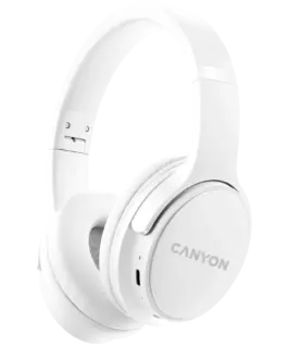 Bluetooth слушалки CANYON headset OnRiff 4 White