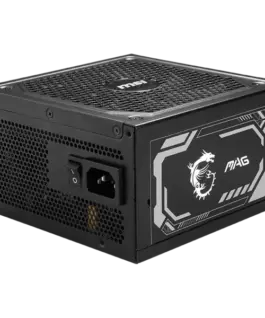 Alternative view of Захранване за компютър MSI MAG A1250GL PCIE5 Power Supply 1250W, 80 PLUS Gold, 135 mm Fan Size, Protections: OCP/OVP/OPP/OTP/SCP/UVP, Active PFC Design, Flat Cable Equipment, Dimensions: 150mmx150mmx86mm, 5Y Warranty