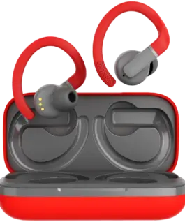 Bluetooth слушалки CANYON headset OnRun 11 Sport Wireless charge Red