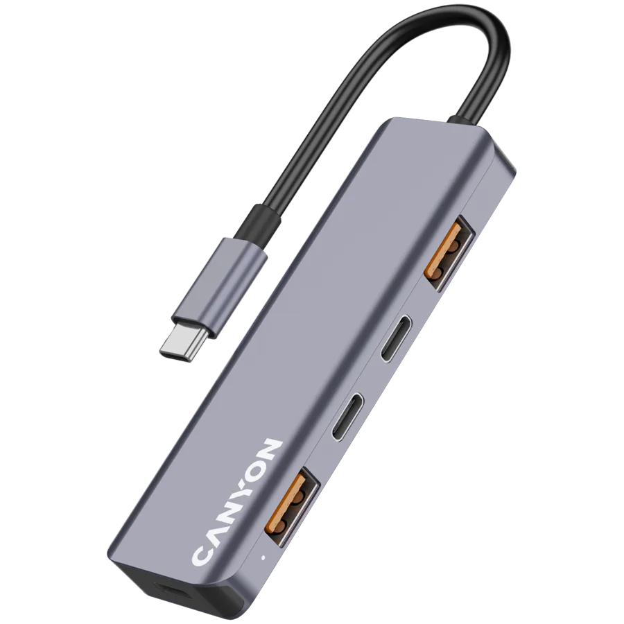 USB хъб CANYON hub DS-18 5in1 USB-C Grey - Image 23