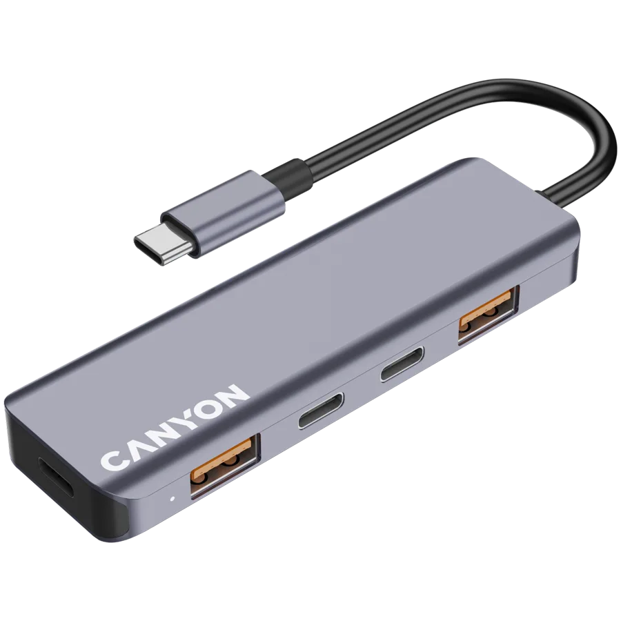 USB хъб CANYON hub DS-18 5in1 USB-C Grey - Image 34