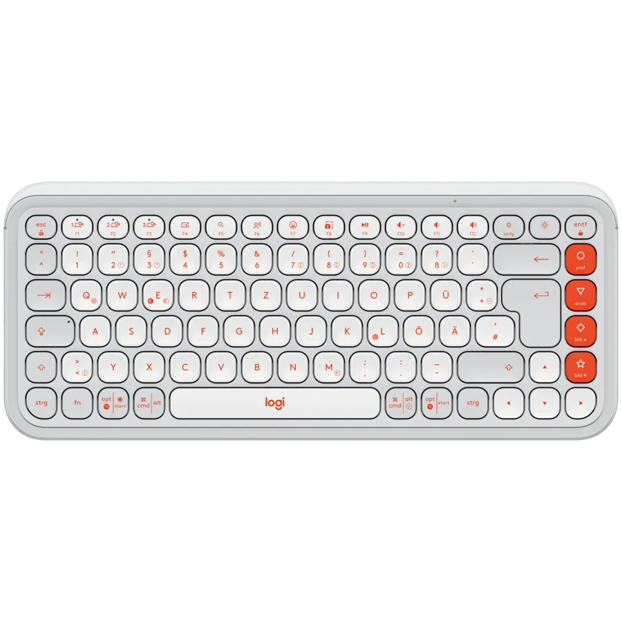 Клавиатура LOGITECH POP ICON KEYS - OFF WHITE - US INTL - BT - INTNL-973