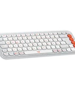 Клавиатура LOGITECH POP ICON COMBO – OFF WHITE – US INTL – BT –