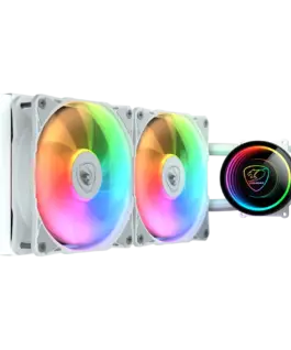 Охладител за процесор Охладител COUGAR POSEIDON ELITE ARGB 240 White AiO Liquid
