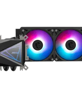 Охладител за процесор Охладител MSI MAG CORELIQUID I240 2x 120mm ARGB Fans Aluminium Radiator Loop Dynamic Bearing Intel