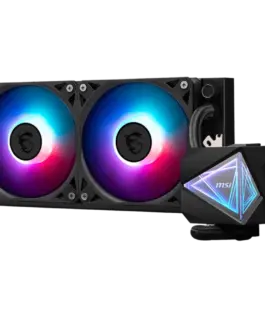 Охладител за процесор Охладител MSI MAG CORELIQUID I240 2x 120mm ARGB Fans