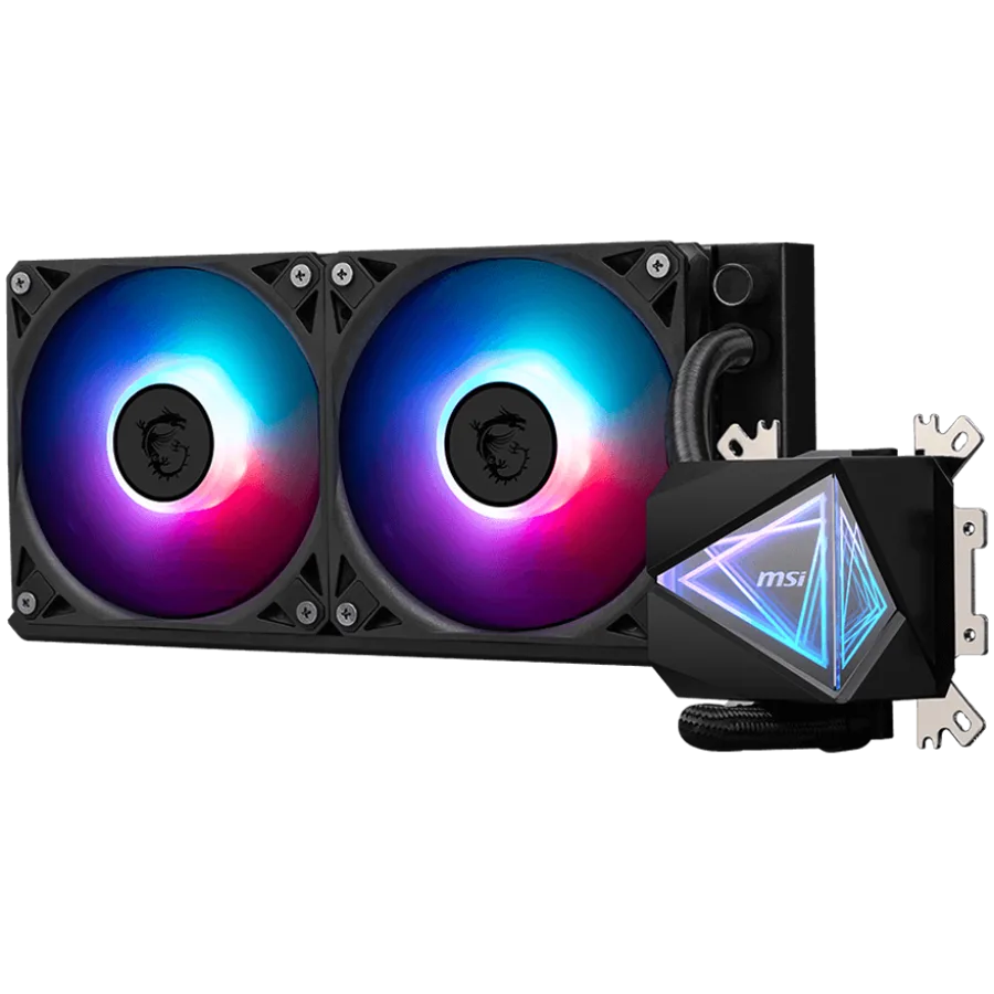 Охладител за процесор Охладител MSI MAG CORELIQUID I240 2x 120mm ARGB Fans, Aluminium Radiator, Loop Dynamic Bearing, Intel LGA 1150/1151/1155/1156/1200/1700/1851, AMD AM5/AM4, 3Y Warranty - Image 11