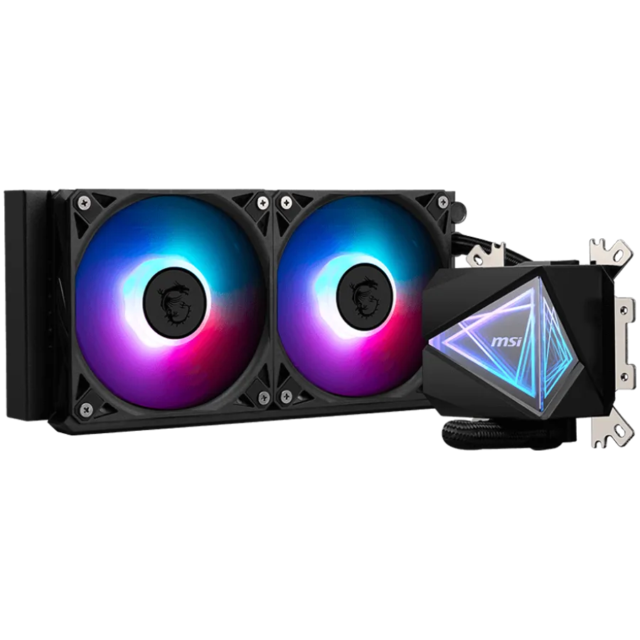 Охладител за процесор Охладител MSI MAG CORELIQUID I240 2x 120mm ARGB Fans, Aluminium Radiator, Loop Dynamic Bearing, Intel LGA 1150/1151/1155/1156/1200/1700/1851, AMD AM5/AM4, 3Y Warranty - Image 12