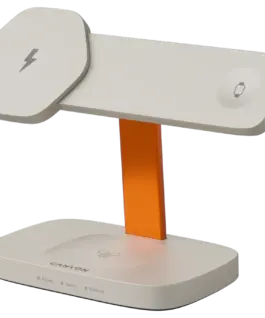 Зарядно за мобилен телефон CANYON Wireless Charging Station Hexagon 310 3in1