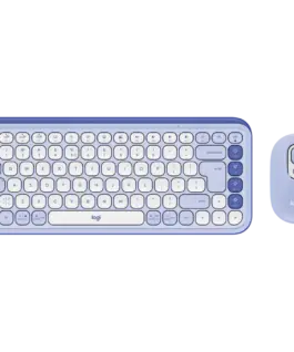 Клавиатура LOGITECH POP ICON COMBO - LILAC - US INTL - BT - INTNL-973