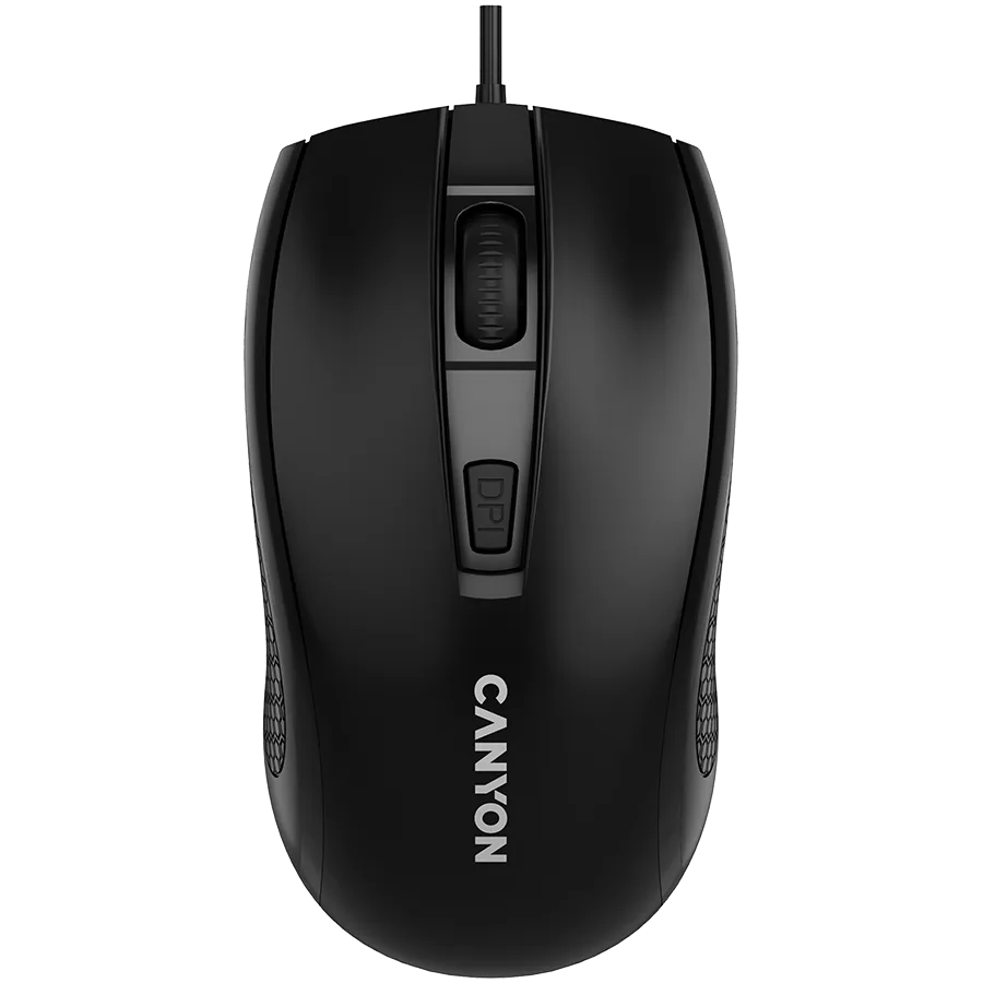 Мишка за компютър CANYON mouse M-4 Wired Black - Image 22