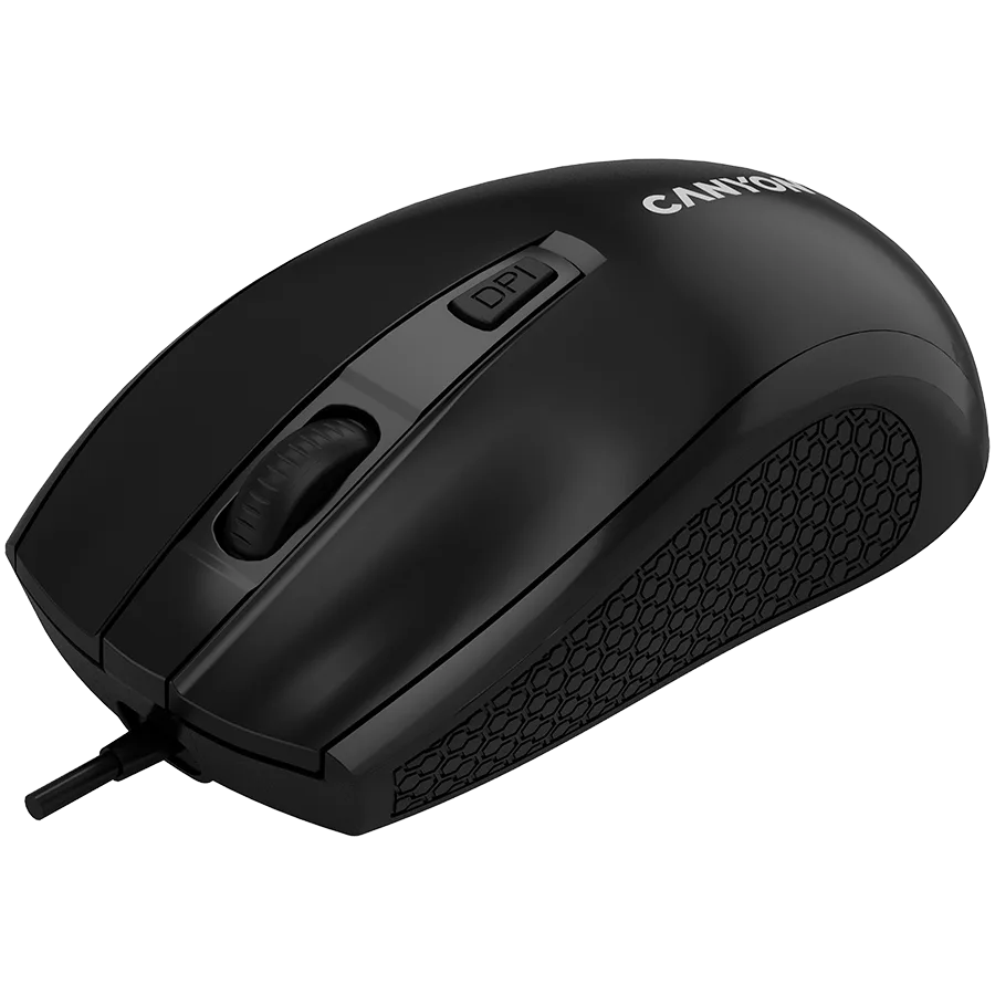 Мишка за компютър CANYON mouse M-4 Wired Black - Image 32