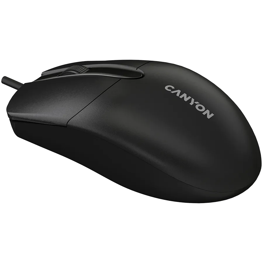 Мишка за компютър CANYON mouse M-5 Wired Black