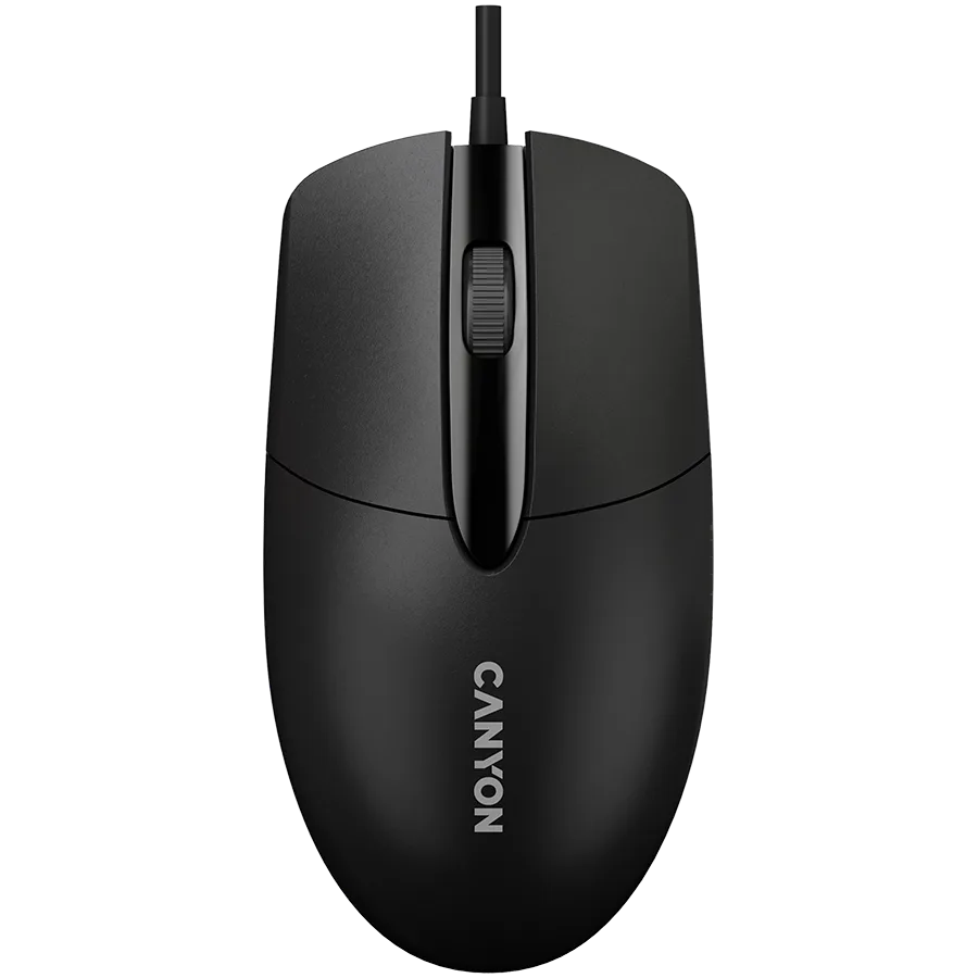 Мишка за компютър CANYON mouse M-5 Wired Black - Image 34