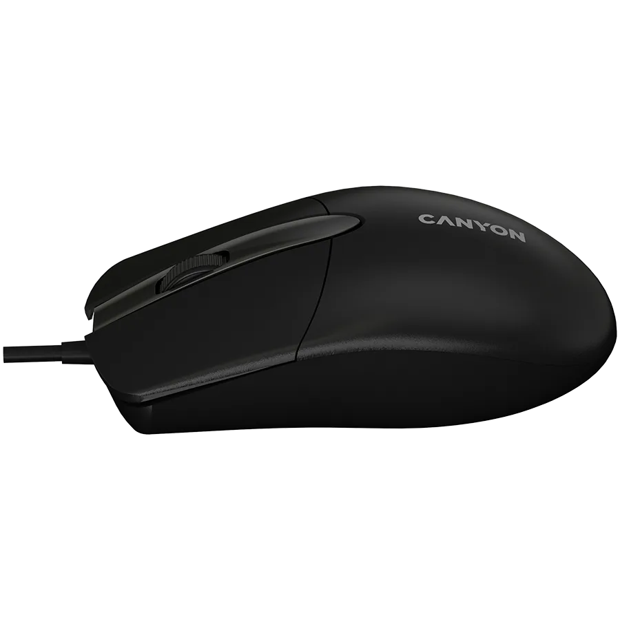 Мишка за компютър CANYON mouse M-5 Wired Black - Image 35