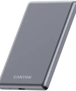 Alternative view of Външна батерия CANYON power bank OnPower 505 slim Magnetic 5000 mAh PD20W Dark Grey