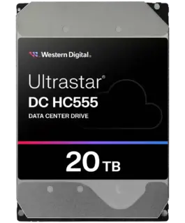 Хард диск HDD Server WD/HGST ULTRASTAR DC HC555 (3.5’’ 20TB 512MB 7200RPM SATA 6Gb/s 512E SE NP3) SKU: