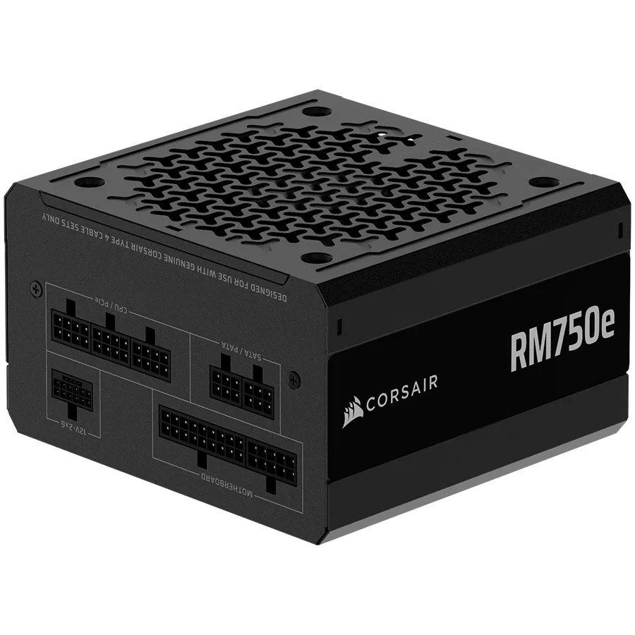 Захранване за компютър CORSAIR RM750e, 750 Watt, ATX 3.1, PCIe 5.1, Cybenetics GOLD Certified, Fully Modular - Image 18