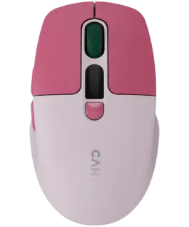 Безжична мишка CANYON mouse MW-26 LCD Silent Dual Mode Wireless Pink