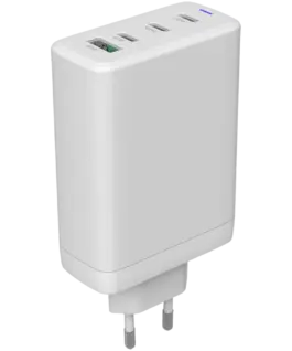 Зарядно за мобилен телефон CANYON charger CU140ACC GaN 150W 3xPD 1xQC EU