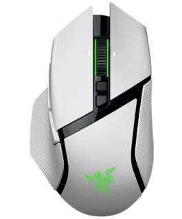 Геймърска мишка Razer Basilisk V3 Pro 35K White Gaming Mouse HyperSpeed Wireless Bluetooth Focus Pro 35K Optical Sensor