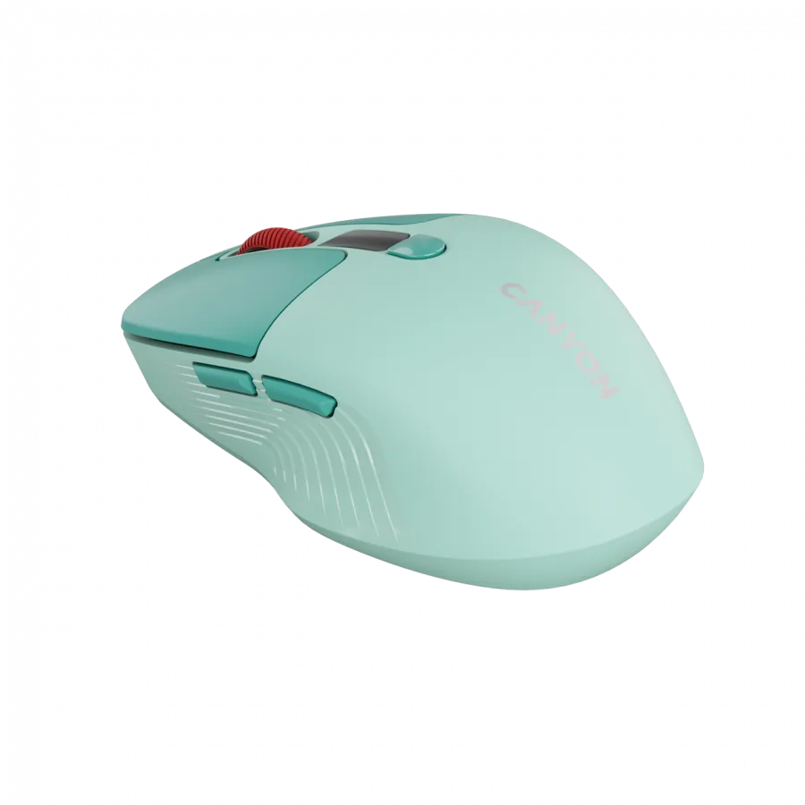 Безжична мишка CANYON mouse MW-26 LCD Silent Dual Mode Wireless Green - Image 44