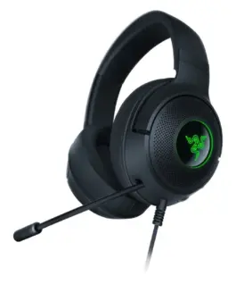 Геймърски слушалки Razer Kraken V3 X USB Gaming Headset HyperClear Cardioid Mic TriForce 40mm Drivers Hybrid fabric and