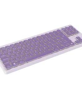 Клавиатура CANYON Keyboard OnType 10 Low Profile EN Wired Violet