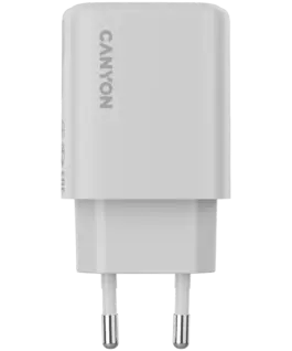Alternative view of Зарядно за мобилен телефон CANYON charger OnCharge 200 20W 1xPD 1xQC EU White