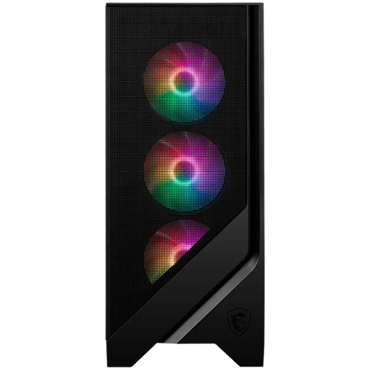 Кутия за компютър MSI MAG FORGE 120A AIRFLOW, Mid-Tower, ATX/M-ATX/ITX, 2x USB 3.2 Gen 1 Type-A, 1x Audio/1x Mic, LED On/Off Button, ARGB Hub, 6x 120mm ARGB Fans, Mesh Panel, 4mm Tempered Glass - Image 23