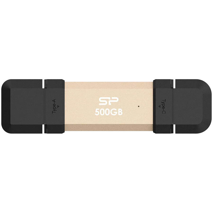 Външен SSD диск Silicon Power UC3S72 500GB, USB3.2 Gen2,DS72,Gold - Image 4