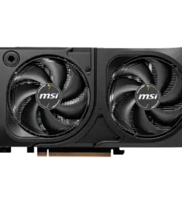 Alternative view of Видео карта MSI Video Card NVIDIA GeForce RTX 5060 Ti 8G SHADOW 2X OC PLUS, 8GB GDDR7, 128-bit, 2617 MHz Boost, 4608 CUDA Cores, PCIe 5.0 (x8), 3x DP 2.1b, HDMI 2.1b, RAY TRACING, Dual Fan, 180W TDP, 8-pin PCIe Power, G-SYNC, 2-Slot, 3Y