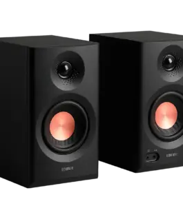 Alternative view of Тонколона Edifier MR3 Active Studio Monitors, BT V5.4, RCA, AUX, 1-inch Tweeters, 3.5-inch Drivers, 36W (RMS), Tone Control Dials, Black