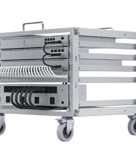 UniFi open frame 6U mobile rack tool less