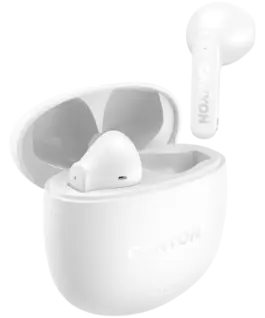 Bluetooth слушалки CANYON TWS headset OnGo 13 Semi-in-ear White