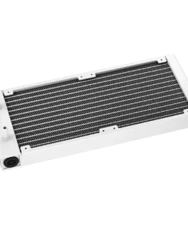 Alternative view of Охладител за процесор Охладител DeepCool LE240 WH V2, 240mm CPU Liquid Cooler, 2x120mm PWM ARGB Fans, ARGB block, White, LGA1851/1700/1200/1151/1150/1155, AMD AM5/AM4, R-LE240-WHAMMN-G-2, 3Y