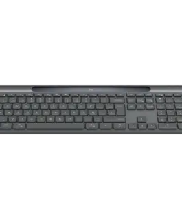 Клавиатура LOGITECH Slim Solar+ for Business – GRAPHITE – US INTL – 2.4GHZ/BT – INTNL-973 –