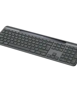 Клавиатура LOGITECH Slim Solar+ for Business – GRAPHITE – US INTL – 2.4GHZ/BT – INTNL-973 –