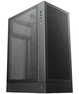 Кутия за компютър DeepCool CH170 PLUS Mini Tower Mini-ITX/Micro-ATX 2xUSB3.0 1xType-C Gen 2 1xAudio/Mic Mesh Panel Black